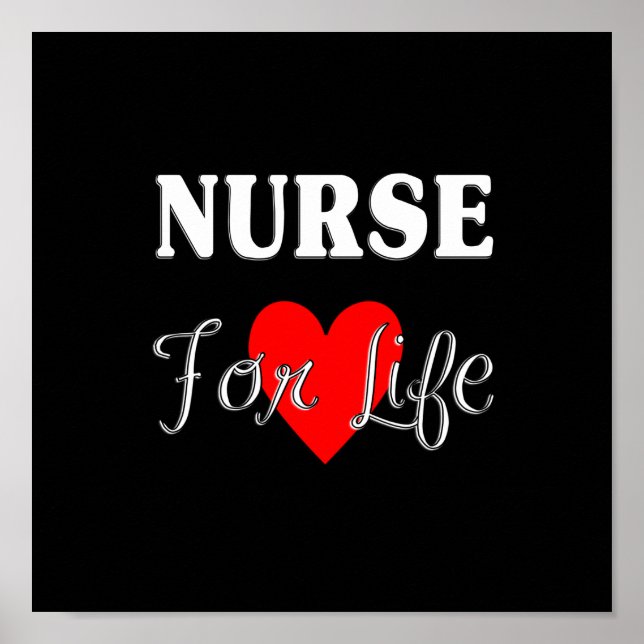Nurse For Life Poster (Front)