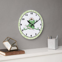 Nurse Frog clock