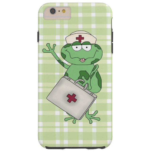 Nurse frog iPhone 6 plus tough case (Back)