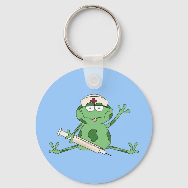 Nurse Frog Keychain (Front)
