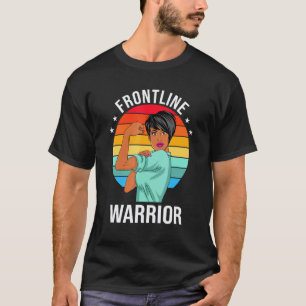 Nurse Frontline Warrior Proud Cna Healthcare Worke T-Shirt