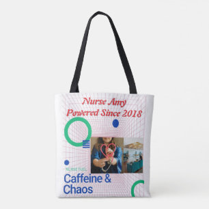 Nurse Fuel Tote Bag – Funny Caffeine & Chaos Nurse