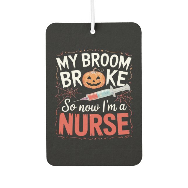 Nurse Funny Halloween Nursing Essential T-Shirt_1 Air Freshener (Front)