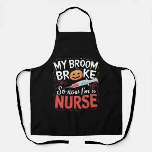 Nurse Funny Halloween Nursing Essential T-Shirt_1 Apron