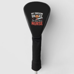 Nurse Funny Halloween Nursing Essential T-Shirt_1 Golf Head Cover