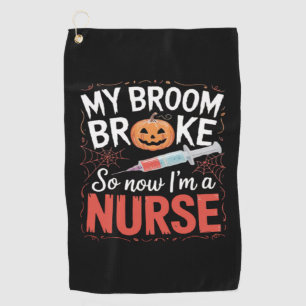 Nurse Funny Halloween Nursing Essential T-Shirt_1 Golf Towel