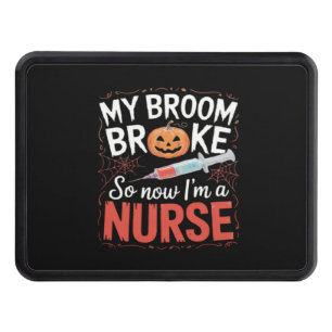 Nurse Funny Halloween Nursing Essential T-Shirt_1 Trailer Hitch Cover