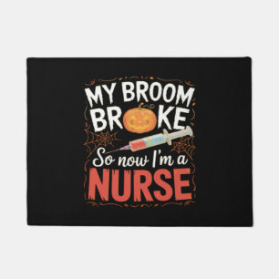 Nurse Funny Halloween Nursing Essential T-Shirt Doormat