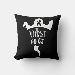 Nurse Ghost Matching Halloween Pyjamas Family Nurs Throw Pillow