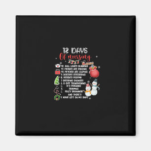 Nurse Gift 12 Days Of Nursing Magnet