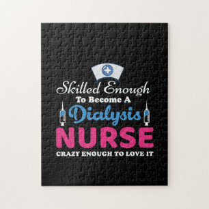 Nurse Gift A Dialysis Nurse Crazy Jigsaw Puzzle