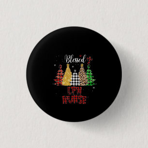 Nurse Gift Blessed LPN Nurse 1 Inch Round Button