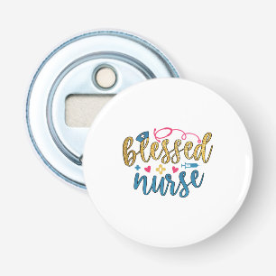 Nurse Gift Blessed Nurse Bottle Opener