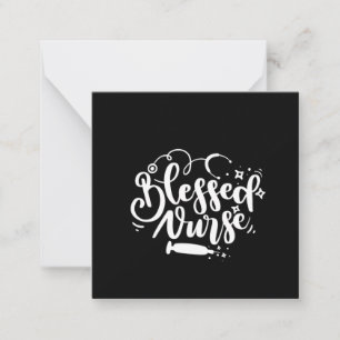Nurse Gift Blessed Nurse Card