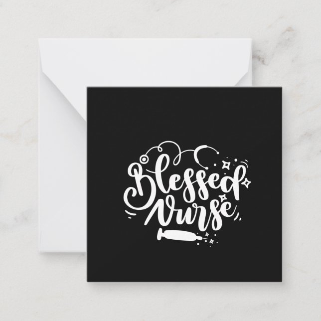 Nurse Gift Blessed Nurse Card (Front)