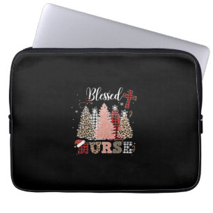 Nurse Gift Blessed Nurse Laptop Sleeve