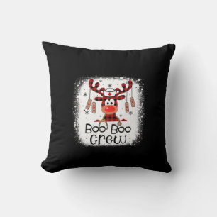 Nurse Gift Boo Boo Crew Throw Pillow