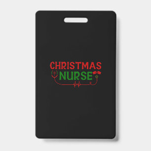 Nurse Gift Christmas Nurse Badge
