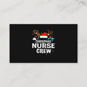 Nurse Gift   Christmas Nurse Crew Business Card