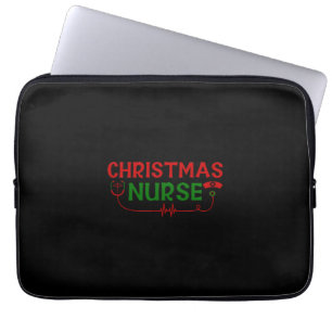 Nurse Gift Christmas Nurse Laptop Sleeve