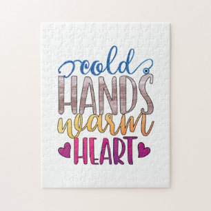 Nurse Gift Cold Hands Varm Heart Jigsaw Puzzle