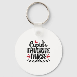 Nurse Gift Cupid's Favourite Nurse Keychain