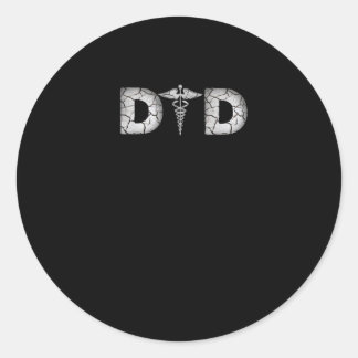 Nurse Gift | Eagle Dad Nurse Lover Gift Classic Round Sticker