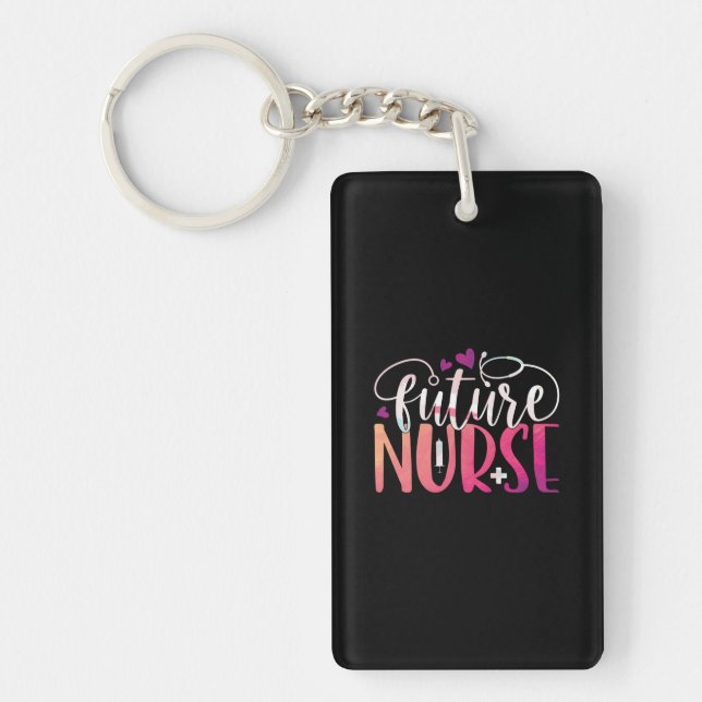 Nurse Gift | Future Nurse Keychain (Front)