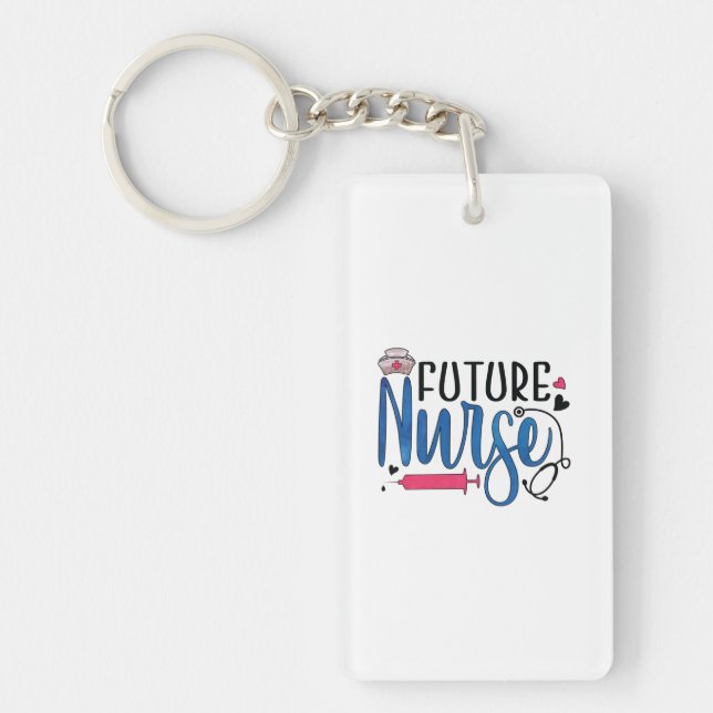 Nurse Gift | Future Nurse Keychain (Front)