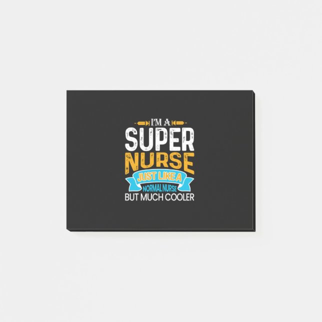 Nurse Gift | I Am A Super Nurse Post-it Notes (Front)