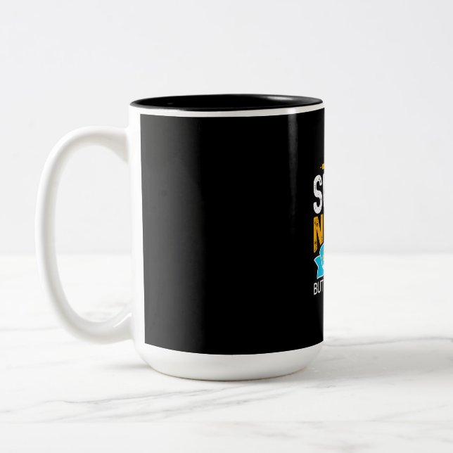 Nurse Gift | I Am A Super Nurse Two-Tone Coffee Mug (Left)