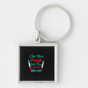 Nurse Gift   I See More Private Parts Keychain