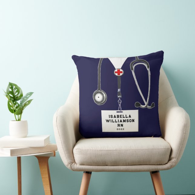 Nurse Gift Ideas Throw Pillow (Chair)