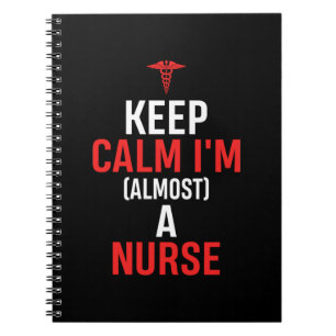 Nurse Gift   Keep Calm I Am A Nurse Notebook
