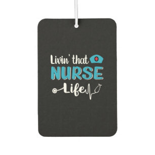 Nurse Gift   Living That Nurse Life Air Freshener