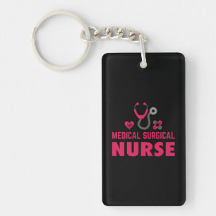 Nurse Gift Medical Surgical Nurse Keychain