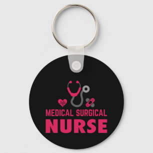 Nurse Gift Medical Surgical Nurse Keychain