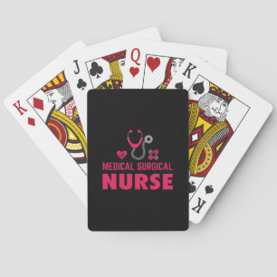 Nurse Gift   Medical Surgical Nurse Playing Cards