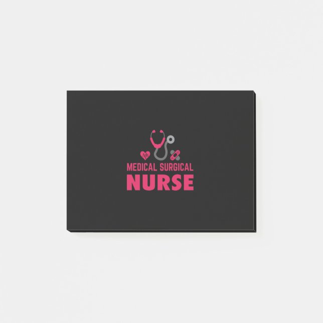 Nurse Gift | Medical Surgical Nurse Post-it Notes (Front)