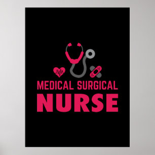 Nurse Gift   Medical Surgical Nurse Poster