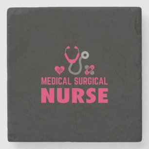 Nurse Gift Medical Surgical Nurse Stone Coaster