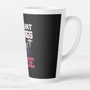 Nurse Gift My Heart Belongs Nurse Latte Mug