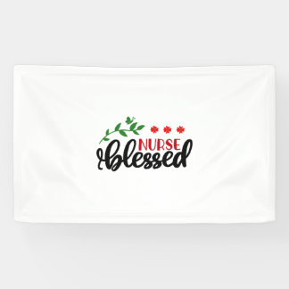 Nurse Gift Nurse Blessed Banner