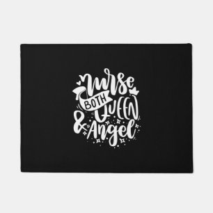 Nurse Gift   Nurse Both Queen And Angels Doormat
