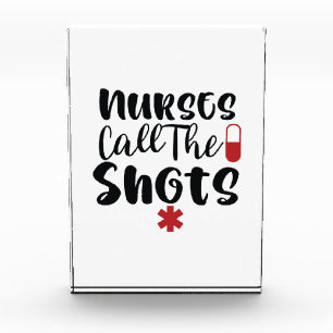 Nurse Gift Nurse Call The Shots Photo Block