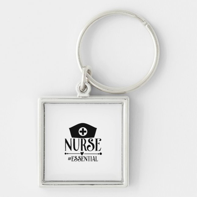 Nurse Gift Nurse Essential Keychain (Front)