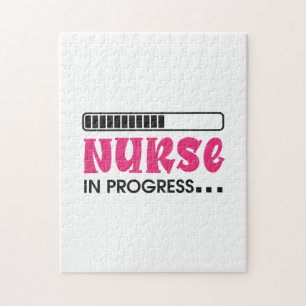 Nurse Gift Nurse In Progress Jigsaw Puzzle