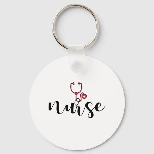 Nurse Gift Nurse Keychain (Front)
