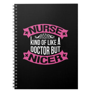 Nurse Gift Nurse Kind Of Like A Doctor Notebook