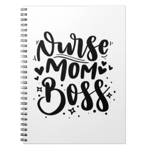 Nurse Gift Nurse Mom Boss Notebook